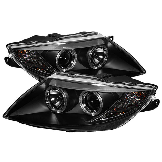 Spyder BMW Z4 03-08 Projector Headlights Halogen Model Only - LED Halo Black PRO-YD-BMWZ403-HL-BK SPYDER Headlights  AXOPROS