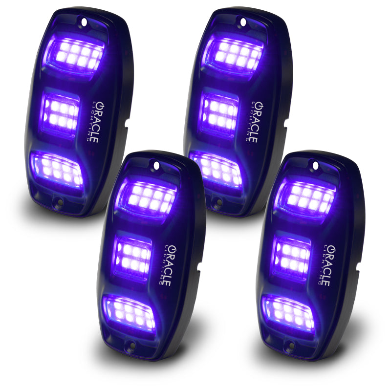 Oracle Underbody  RGB+W Wheel Well Rock Light Kit - 4 PCS - ColorSHIFT ORACLE Lighting Light Bars & Cubes  AXOPROS