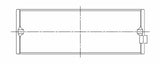 ACL Toyota/Lexus 2JZGE/2JZGTE 3.0L 0.025 Oversized High Performance Main Bearing Set ACL Bearings  AXOPROS