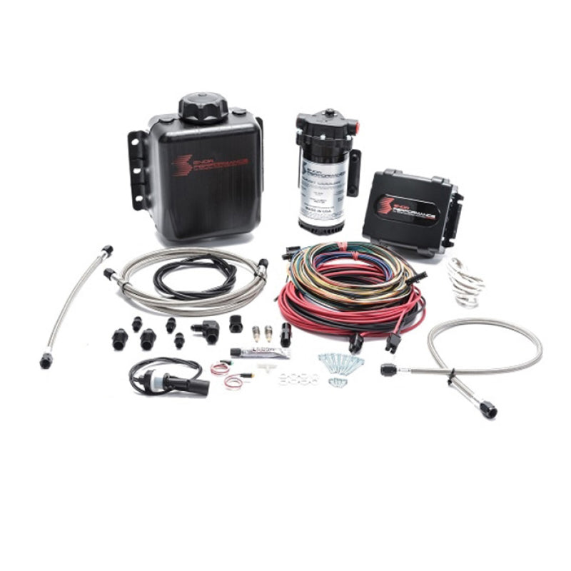 Snow Performance Stg 4 Boost Cooler Platinum Water Injection Kit (w/SS Braid Line and 4AN Fitting) Snow Performance Water Meth Kits  AXOPROS