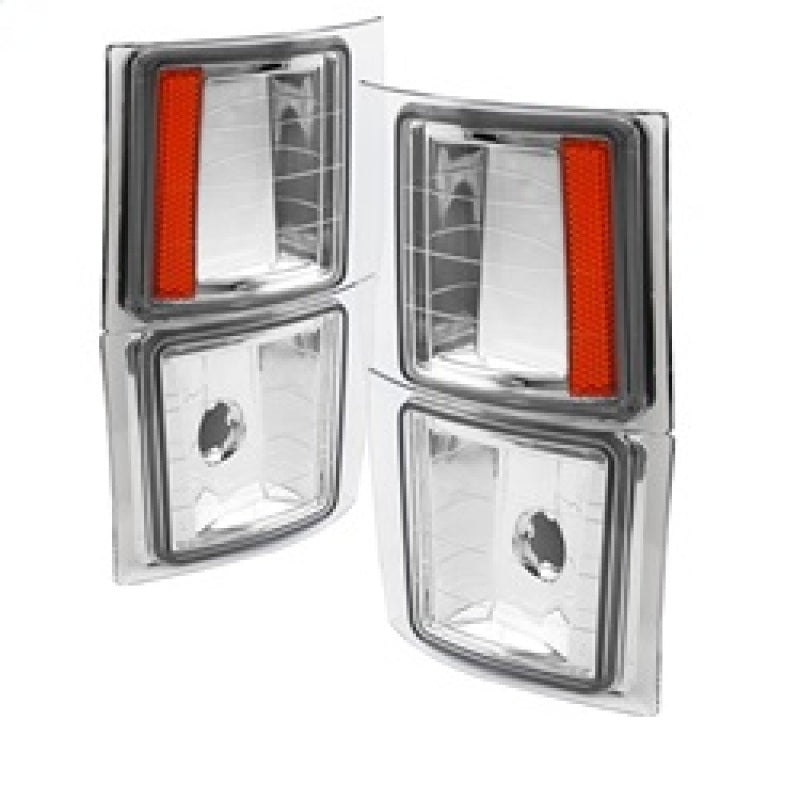 Xtune Chevy Suburban 94-98 4 pcs Corner Lights Chrome CCL-JH-CCK88-E-AM SPYDER Headlights  AXOPROS