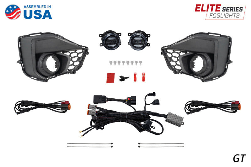 Diode Dynamics 2024 Ford Mustang EcoBoost Elite Series Add-On Fog Lamp Kit  White Diode Dynamics Light Bars & Cubes  AXOPROS