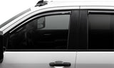 AVS 17-18 Ford F-250 Super Duty Supercrew Ventvisor Front & Rear Window Deflectors 4pc - Smoke AVS Wind Deflectors  AXOPROS