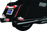 Kuryakyn Rear Fender Accents FLHX & FLTR Models Chrome Kuryakyn Exterior Trim  AXOPROS