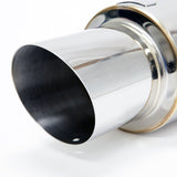 BLOX Racing 60.5mm Street Muffler - Angled Tip BLOX Racing Muffler  AXOPROS
