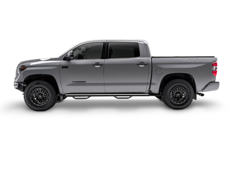 N-Fab Nerf Step 16-17 Toyota Tacoma Double Cab 6ft Bed - Tex. Black - W2W - 3in N-Fab Side Steps  AXOPROS