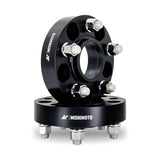 Mishimoto Wheel Spacers - 5X114.3 / 70.5 / 25 / M14 - Black Mishimoto Wheel Spacers & Adapters  AXOPROS