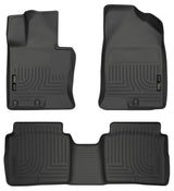 Husky Liners 11-14 Kia Optima Weatherbeater Black Front & 2nd Seat Floor Liners Husky Liners Floor Mats - Rubber  AXOPROS