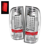 Spyder Ford Super Duty 08-15 LED Tail Lights Chrome ALT-YD-FS07-LED-C SPYDER Tail Lights  AXOPROS