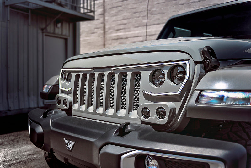 Oracle VECTOR Series Full LED Grille - Jeep Wrangler JL/JT - NA SEE WARRANTY ORACLE Lighting Light Accessories and Wiring  AXOPROS