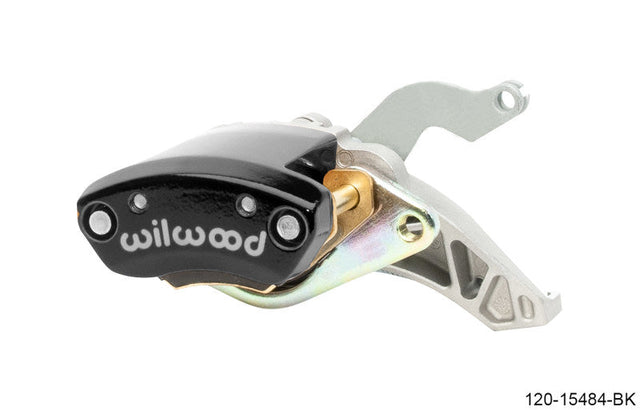 Wilwood Caliper - MC4 Mechanical Right Hand - Black 1.19in Piston 1.10in Rotor - Black Wilwood Brake Calipers - Perf  AXOPROS
