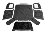 Rampage 1997-2006 Jeep Wrangler(TJ) OEM Replacement Top - Black Diamond Rampage Soft Tops  AXOPROS