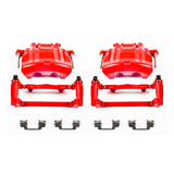 Power Stop 2012 Chrysler 300 Front Red Calipers w/Brackets - Pair PowerStop Brake Calipers - Perf  AXOPROS