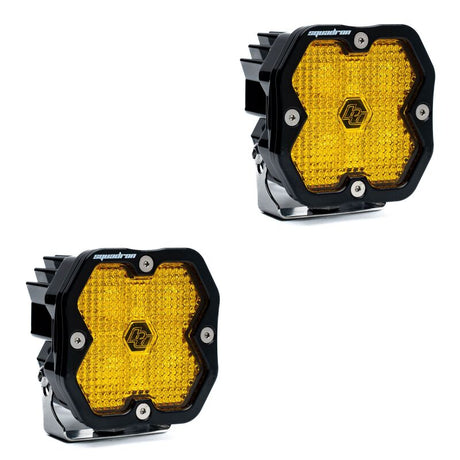 Baja Designs Baja Designs Squadron 2.0 Sport LED Work/Scene (Pair) - Baja Amber Light Bars & Cubes aftermarket performance part