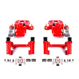 Power Stop 94-04 Ford Mustang Rear Red Calipers w/Brackets - Pair PowerStop Brake Calipers - Perf  AXOPROS