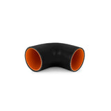 Mishimoto 2.75in 90 Degree Coupler - Black Mishimoto Silicone Couplers & Hoses  AXOPROS