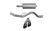 Corsa 2015-2020 Ford F-150 5.0L V8 (Super Crew Cab) Black Sport Single Side Dual 4in Tips CB Exhaust CORSA Performance Catback  AXOPROS