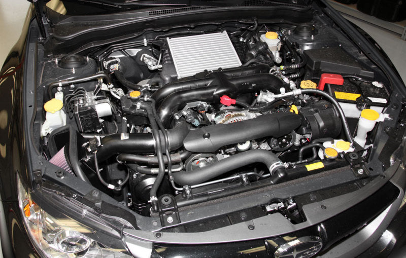 K&N 08-11 WRX/STi Black Typhoon Short Ram Intake K&N Engineering Cold Air Intakes  AXOPROS