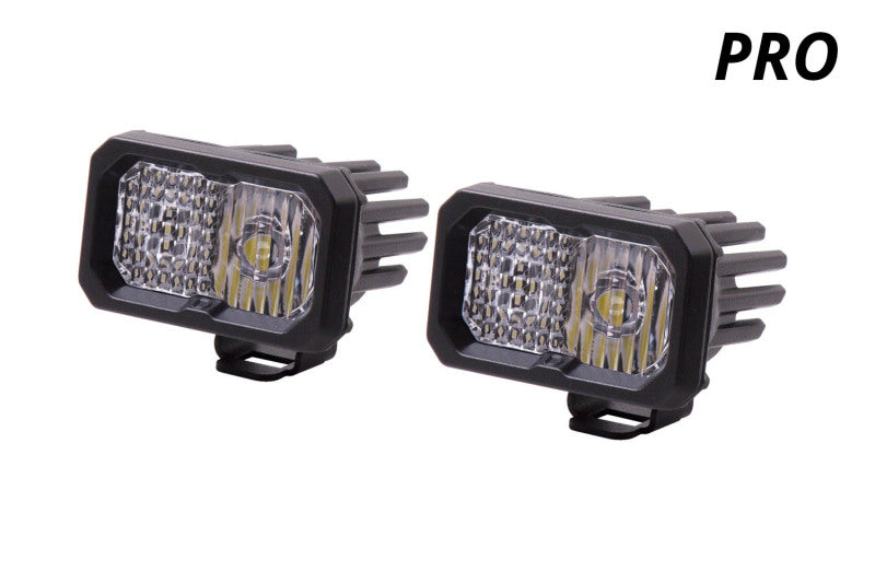 Diode Dynamics Stage Series 2 In LED Pod Pro - White Combo Standard ABL (Pair) Diode Dynamics Light Accessories and Wiring  AXOPROS