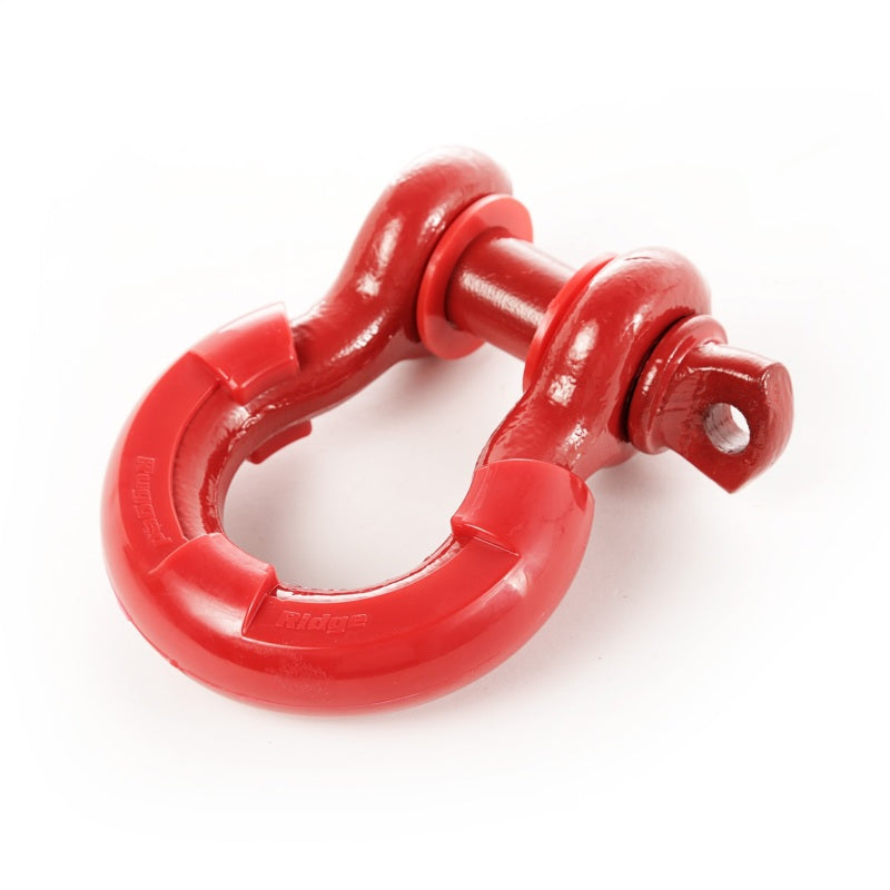 Rugged Ridge Red 7/8in D-Ring Isolator Kit Rugged Ridge Shackle Kits  AXOPROS