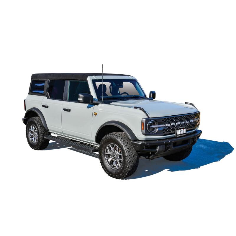 Westin Grate Steps Running Boards 75 in - Textured Black Westin Running Boards  AXOPROS
