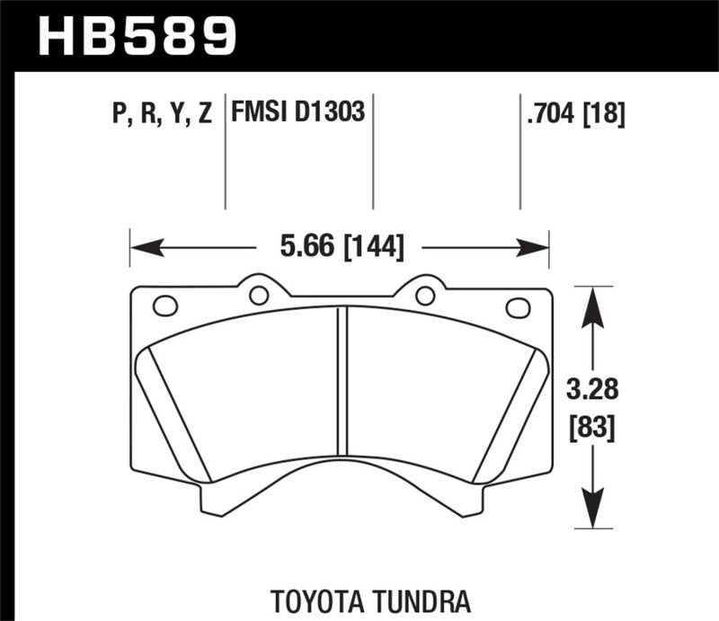 Hawk LTS Street Brake Pads Hawk Performance Brake Pads - OE  AXOPROS