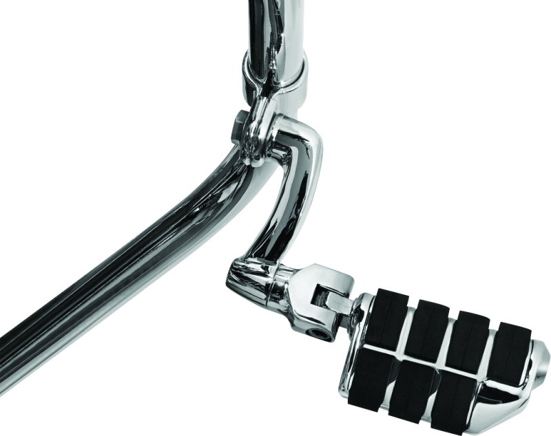 Kuryakyn Longhorn Offset Dually ISO Peg With 1-1/2in Clamp Chrome Kuryakyn Footpegs  AXOPROS