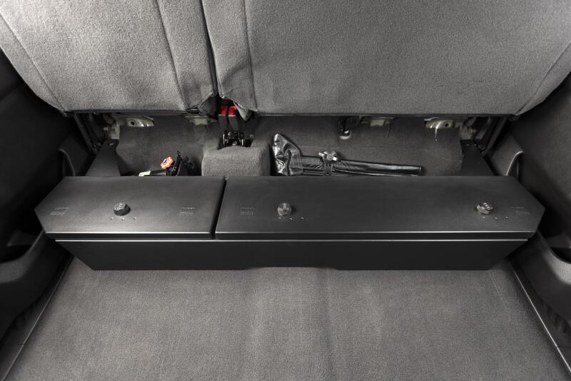 Tuffy Underseat Lockbox W/ Combo Lock For Chevrolet Silverado & Gmc Sierra Crew & Double Cab Tuffy Products Cargo Boxes & Bags  AXOPROS