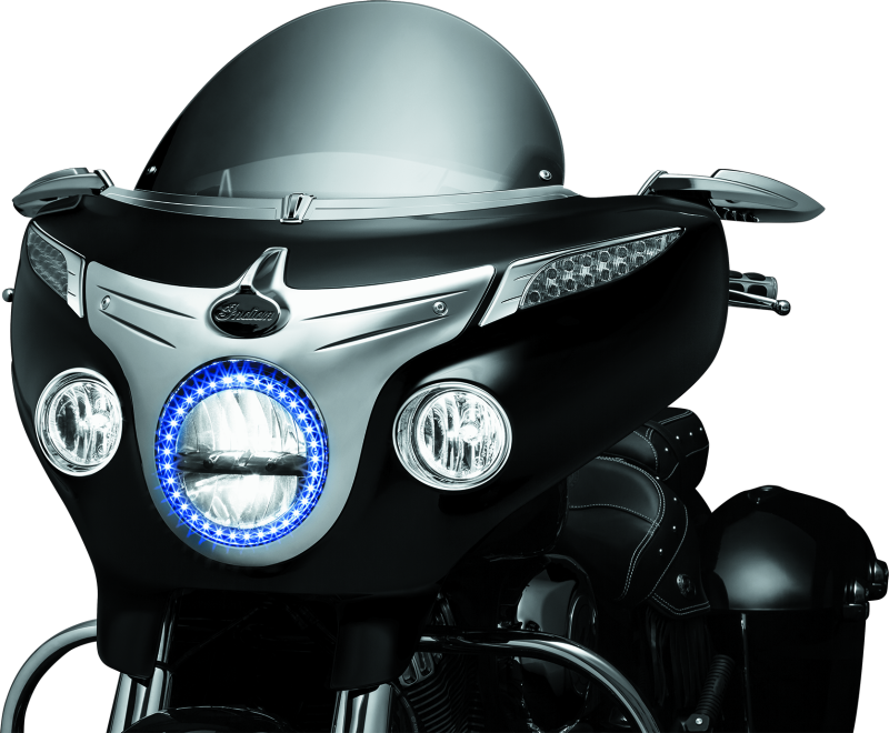 Kuryakyn Fairing Turn Signal Trim Indian Chrome Kuryakyn Light Accessories and Wiring  AXOPROS