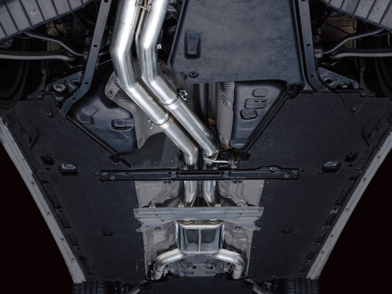 AWE Tuning 19-23 Audi C8 S6/S7 2.9T V6 AWD Touring Edition Exhaust - Diamond Black Tips AWE Tuning Catback  AXOPROS