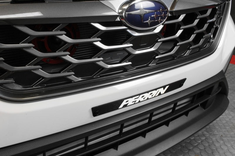 PERRIN 22-25 Subaru WRX License Plate Delete - Black Perrin Performance License Plate Relocation  AXOPROS