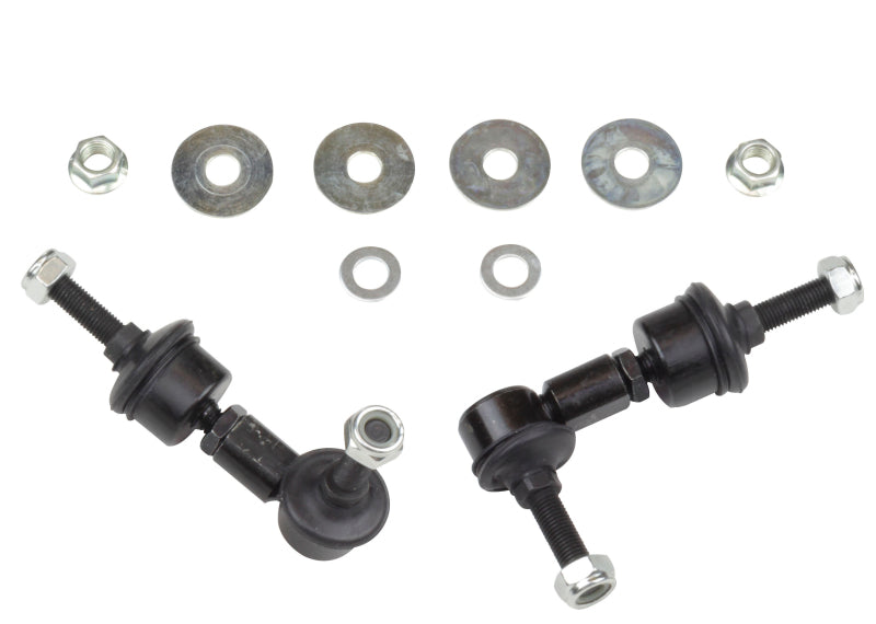 Whiteline 5/05+ Ford Focus / 04+ Mazda 3 BK Rear Swaybar Link Kit H/Duty Adj Steel Ball Whiteline Sway Bar Endlinks  AXOPROS