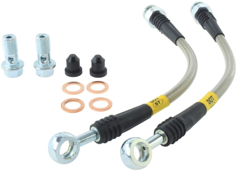 StopTech 98-02 Chevy Camaro Stainless Steel Rear Brake Lines Stoptech Brake Line Kits  AXOPROS