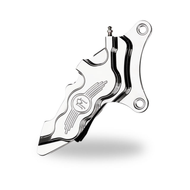 Performance Machine Caliper 112x6B Right - For 11.5in Disc - Chrome Performance Machine Brake Calipers - Perf  AXOPROS