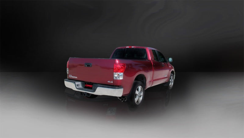 Corsa 2011-2021 Toyota Tundra Double Cab/Crew Max 5.7L V8 Black Sport Cat-Back Exhaust CORSA Performance Catback  AXOPROS