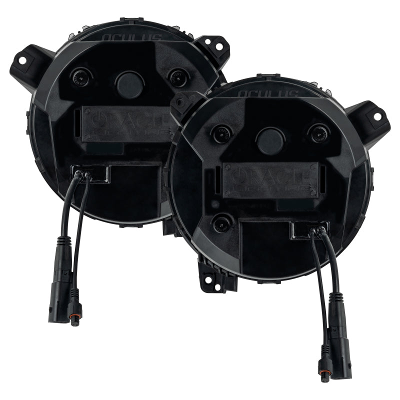 Oracle Oculus Bi-LED Projector Headlights for Jeep JL/Gladiator JT - Matte Blk - 5500K ORACLE Lighting Headlights  AXOPROS