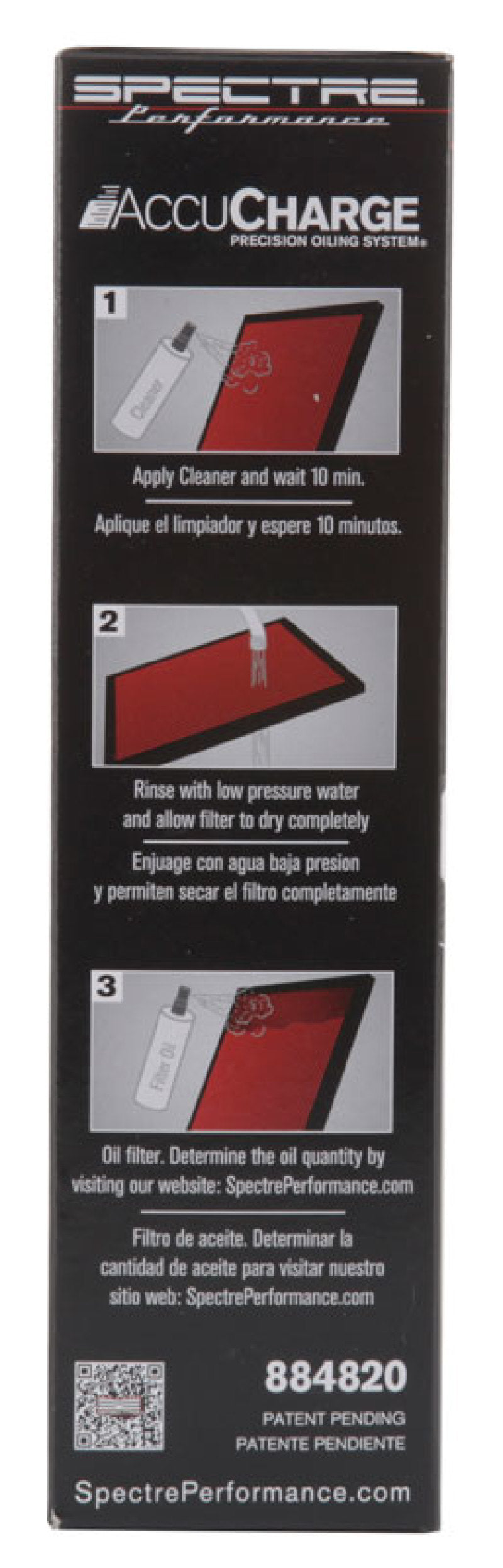 Spectre Accucharge Kit for HPR Filters - Clear Spectre Recharge Kits  AXOPROS