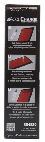 Spectre Accucharge Kit for HPR Filters - Clear Spectre Recharge Kits  AXOPROS