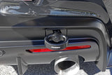 Perrin 2020 Toyota Supra Tow Hook Kit (Rear) - Black Perrin Performance Tow Hooks  AXOPROS