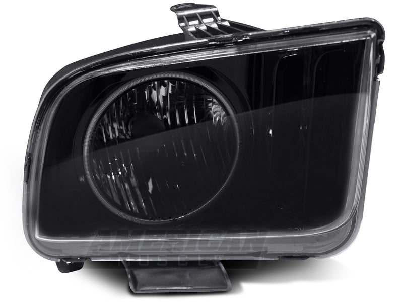Raxiom 05-09 Ford Mustang GT V6 Axial Series CCFL Halo Projector Headlight- Blk Housing (Smkd Lens) Raxiom Headlights  AXOPROS