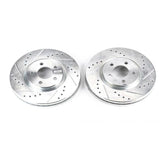Power Stop 03-09 Chrysler PT Cruiser Front Evolution Drilled & Slotted Rotors - Pair PowerStop Brake Rotors - Slot & Drilled  AXOPROS