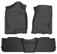 Husky Liners 07-13 GM Escalade/Suburban/Yukon WeatherBeater Black Front & 2nd Seat Floor Liners Husky Liners Floor Mats - Rubber  AXOPROS