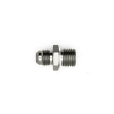 DeatschWerks 6AN Male Flare to M16 X 1.5 Male Metric Adapter (Incl. Crush Washer) - Titanium DeatschWerks Fittings  AXOPROS