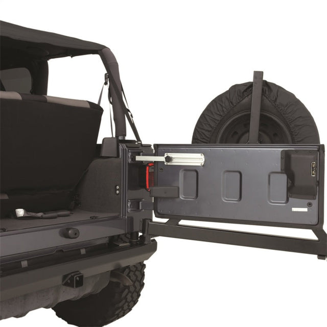 Rampage 1987-1995 Jeep Wrangler(YJ) Tailgate Stopper - Brite Rampage Exterior Trim  AXOPROS