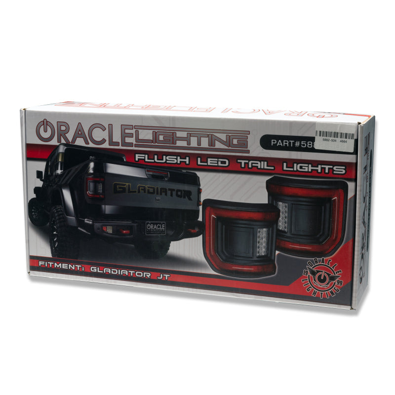 Oracle 2020+ Jeep Gladiator JT Flush Mount LED Tail Lights -  Tinted Lens ORACLE Lighting Tail Lights  AXOPROS