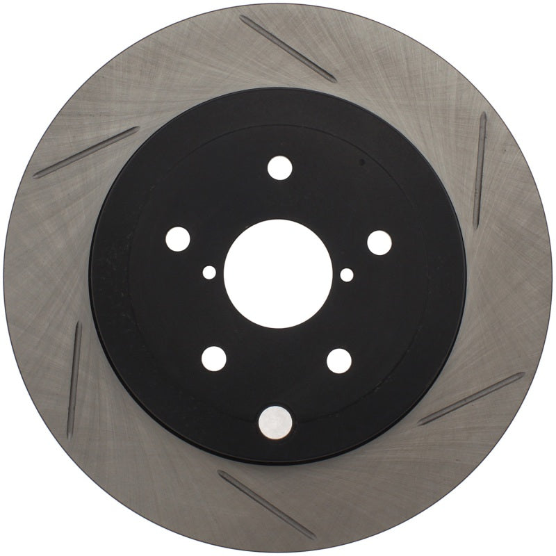 StopTech Power Slot 08-10 Subaru Impreza STi Rear Left Slotted Rotor Stoptech Brake Rotors - Slotted  AXOPROS