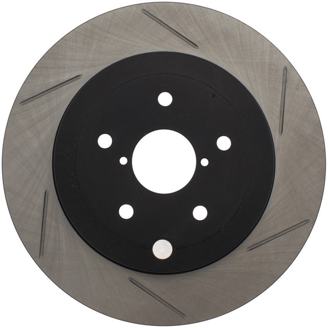 StopTech Power Slot 08-10 Subaru Impreza STi Rear Left Slotted Rotor Stoptech Brake Rotors - Slotted  AXOPROS