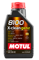 Motul 1L Synthetic Engine Oil 8100 X-CLEAN Gen 2 5W40 Motul Motor Oils  AXOPROS