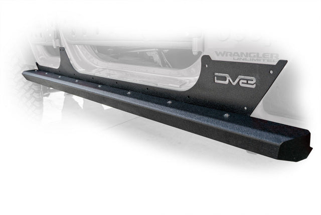 DV8 Offroad 2007-2018 Jeep Wrangler JK (4-door) Frame Mounted Sliders DV8 Offroad Side Steps  AXOPROS