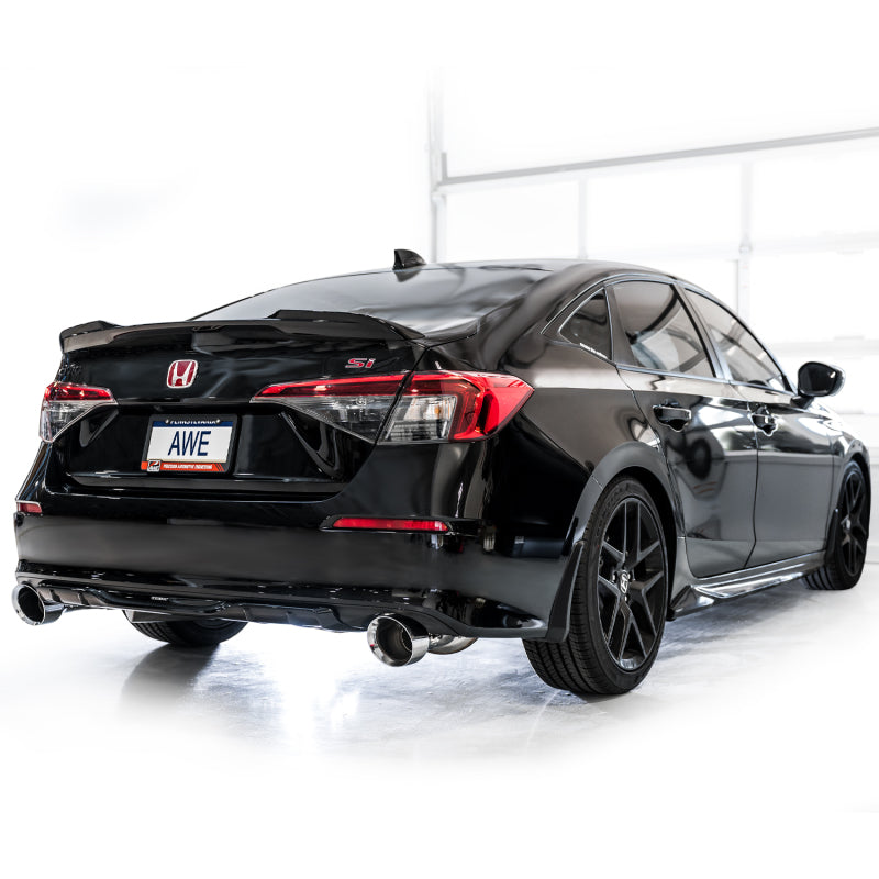AWE Tuning 22+ Honda Civic Si/Acura Integra Track Edition Catback Exhaust - Dual Chrome Silver Tips AWE Tuning Catback  AXOPROS